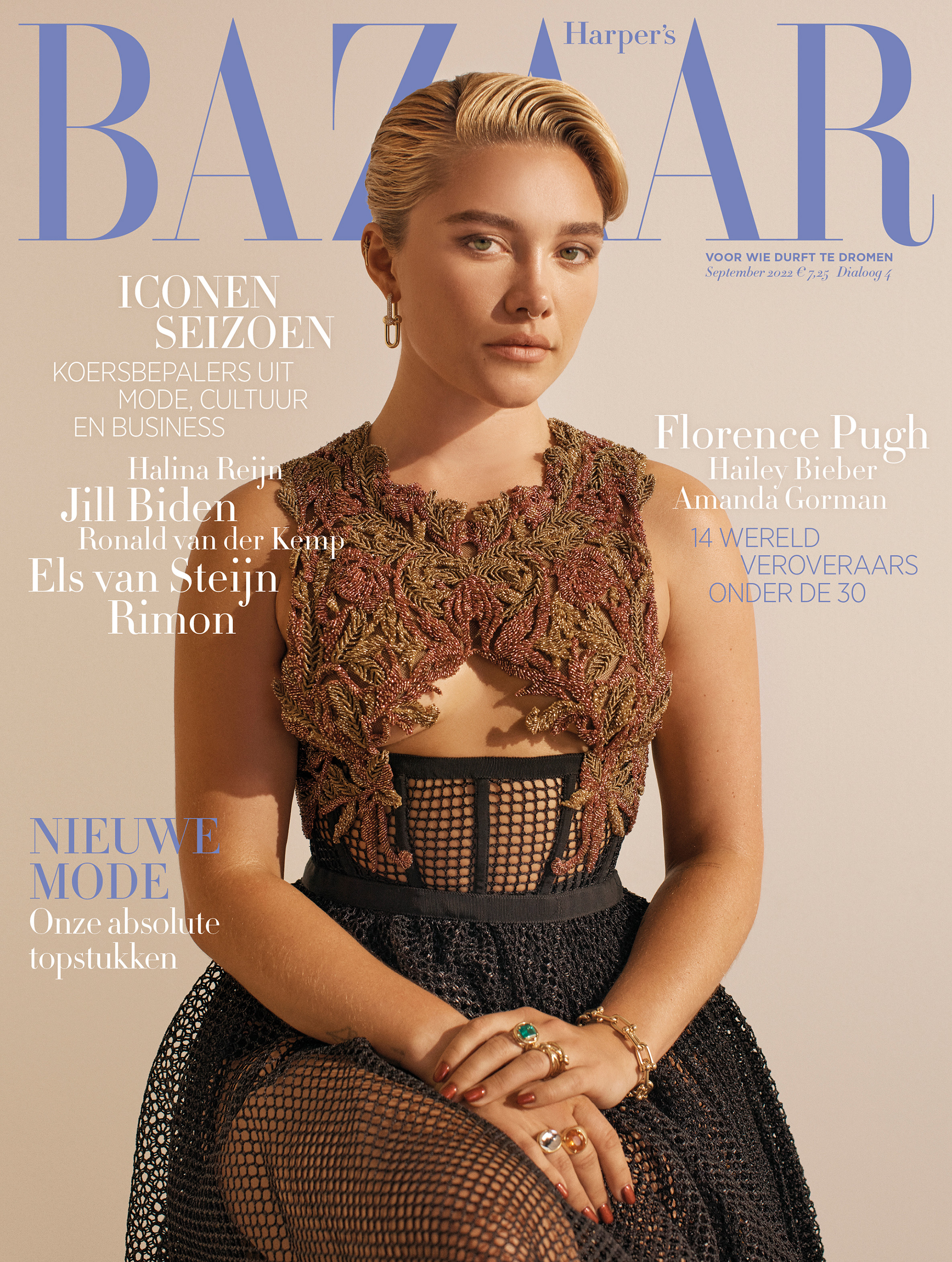 Harper's Bazaar editie 4 2022 - tijdschrift - Florence Pugh